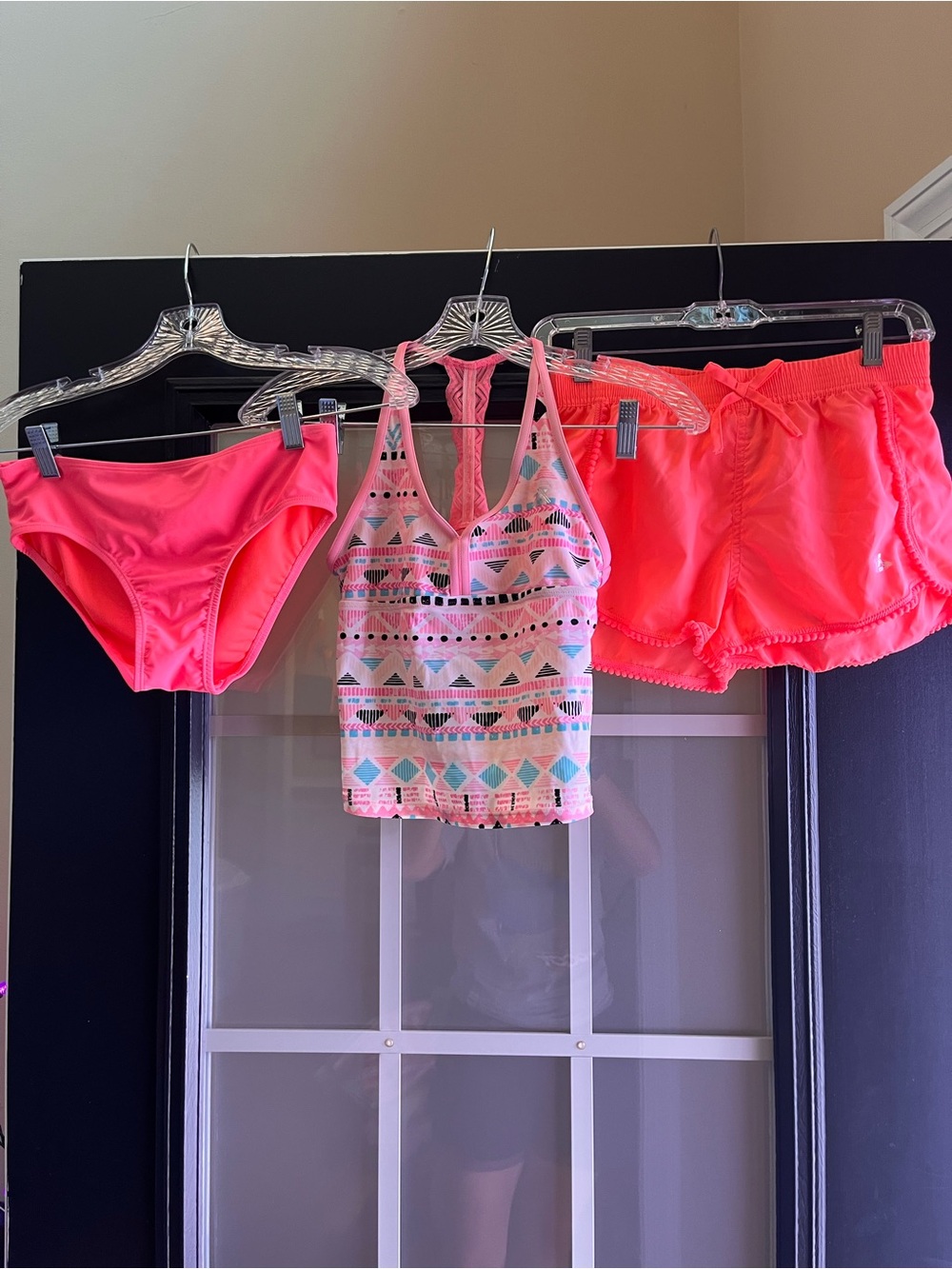 Girl’s ZeroXposur Bright Neon Coral Swim Shorts